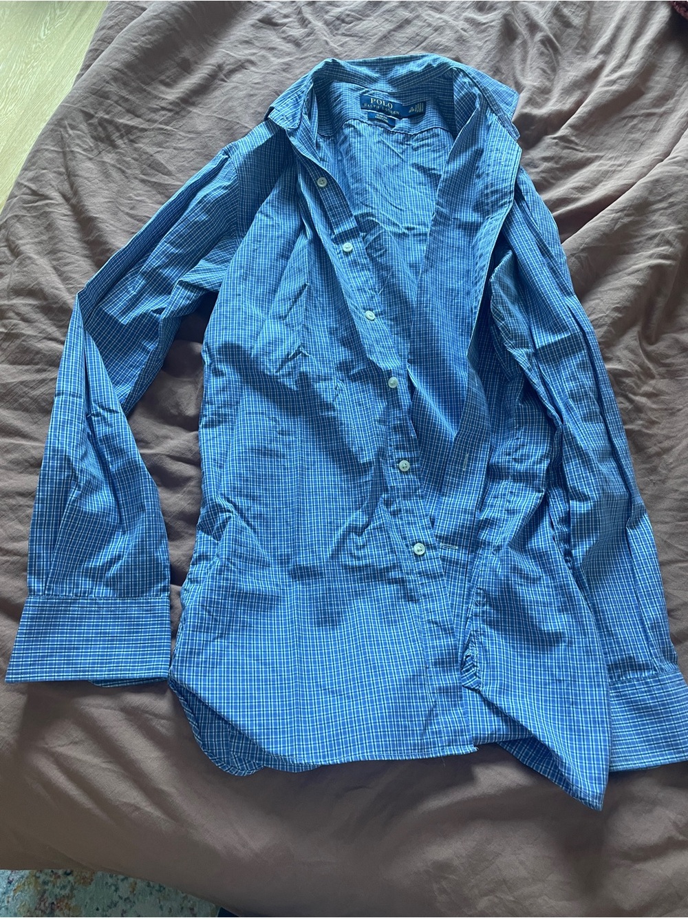 Men's Dress Shirts Bundle of 2 - Polo Ralph Lauren & Tommy Hilfiger
